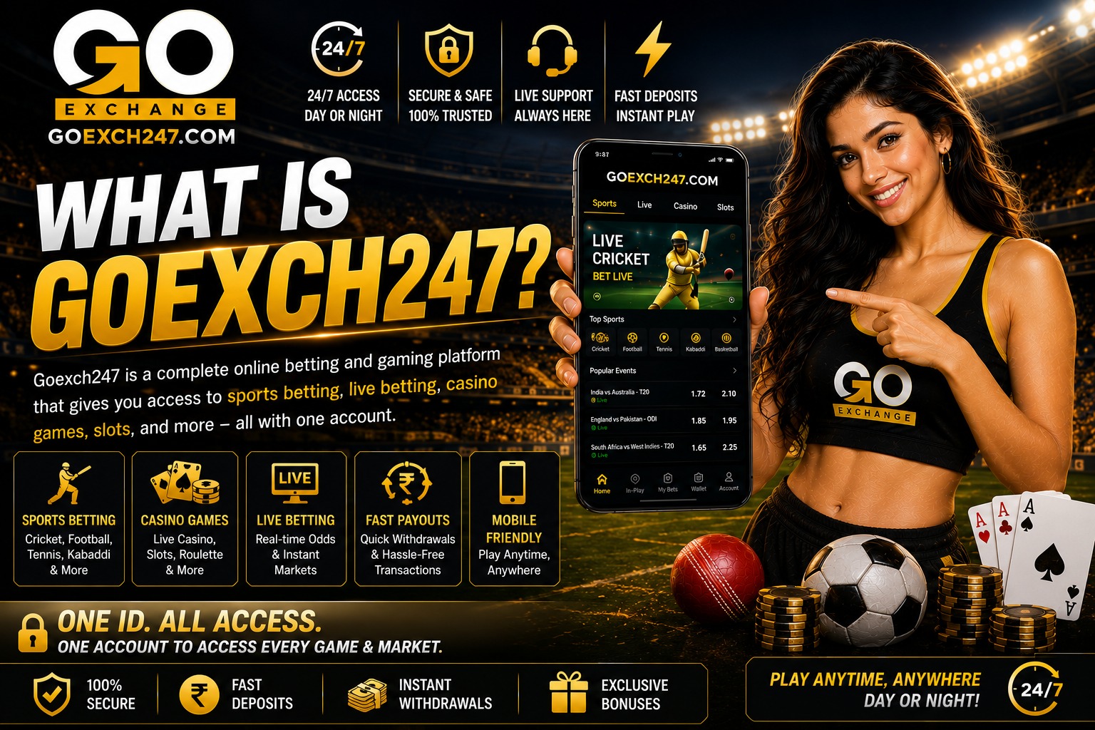Goexch247 24 Hour Access